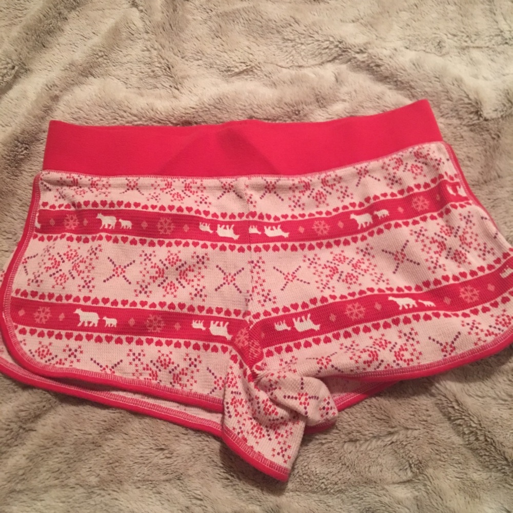 Victoria’s Secret PINK holiday pajama shorts